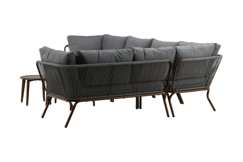 Roxo Hjørnesofa - Brun - Hagemøbler - Loungemøbler - Loungesett