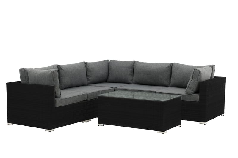 Amazon Loungesofa - Svart - Hagemøbler - Loungemøbler - Lounge sofa