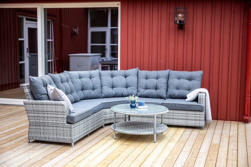 Valencia Loungegruppe Grå - Venture Home - Hagemøbler - Loungemøbler - Lounge sofa