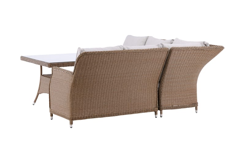 Vikelund Hjørnesofa - Natur - Hagemøbler - Loungemøbler - Lounge sofa