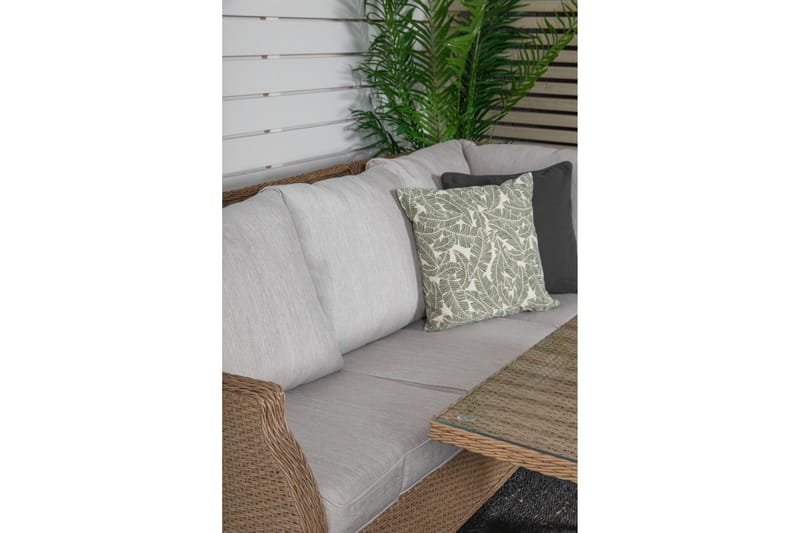 Vikelund Hjørnesofa - Natur - Hagemøbler - Loungemøbler - Lounge sofa