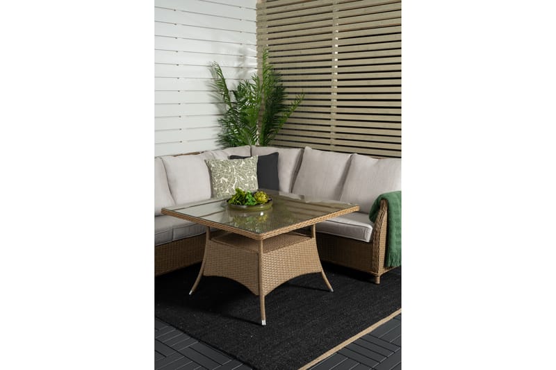 Vikelund Hjørnesofa - Natur - Hagemøbler - Loungemøbler - Lounge sofa