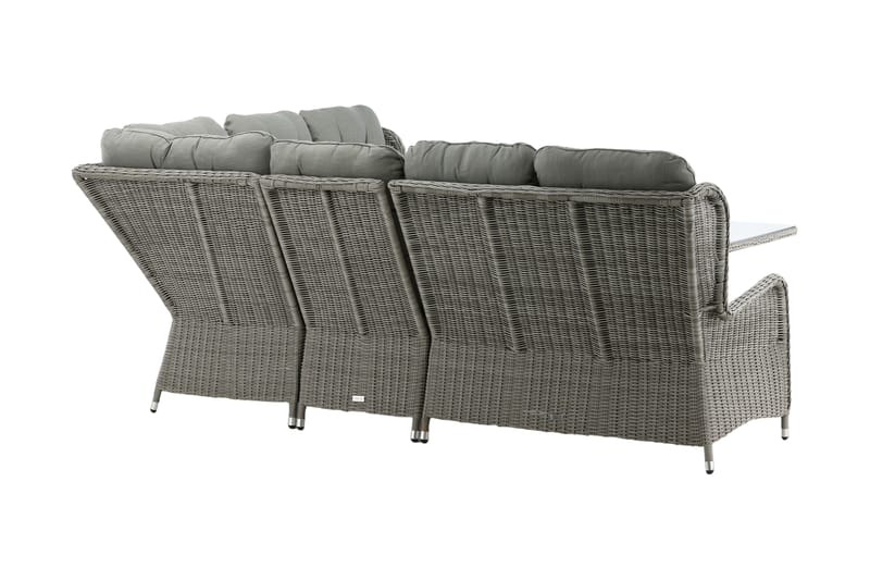 Washington Hjørnesofa - Grå - Hagemøbler - Loungemøbler - Lounge sofa