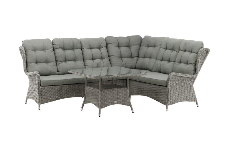 Washington Hjørnesofa - Gr�å - Hagemøbler - Loungemøbler - Lounge sofa