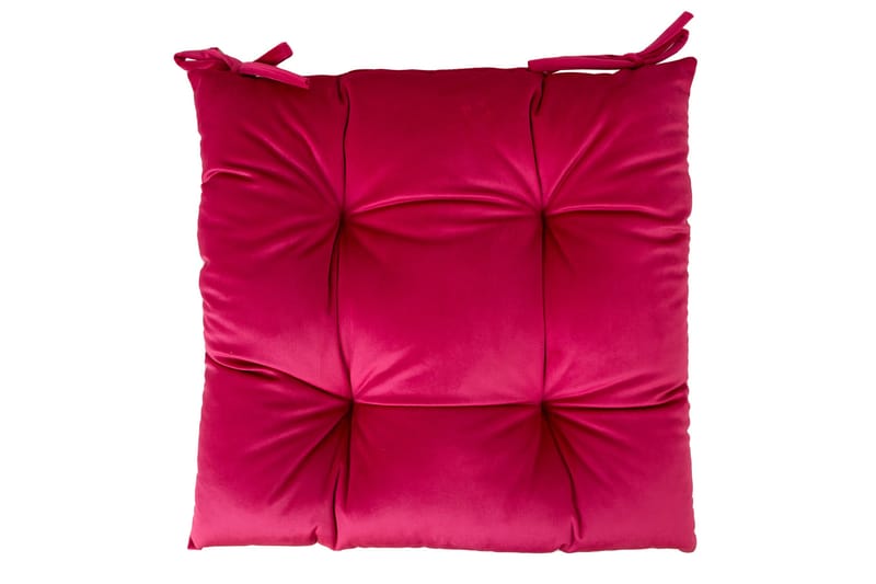 Velvet Sittepute 40x40 cm Rosa - Hagemøbler - Puter - Sitteputer