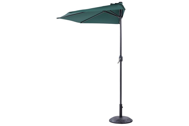 Carleton Parasol 100x100 cm - Grønn/Svart - Hagemøbler - Solbeskyttelse - Parasoller