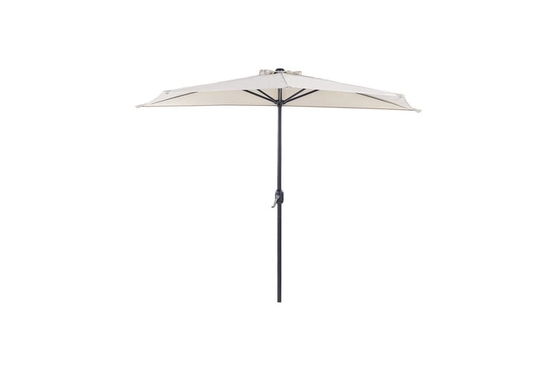 Carleton Parasol 100x270 cm - Beige/Sort - Hagemøbler - Solbeskyttelse - Parasoller