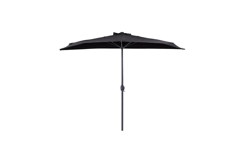 Carleton Parasol 100x100 cm - Svart - Hagemøbler - Solbeskyttelse - Parasoller