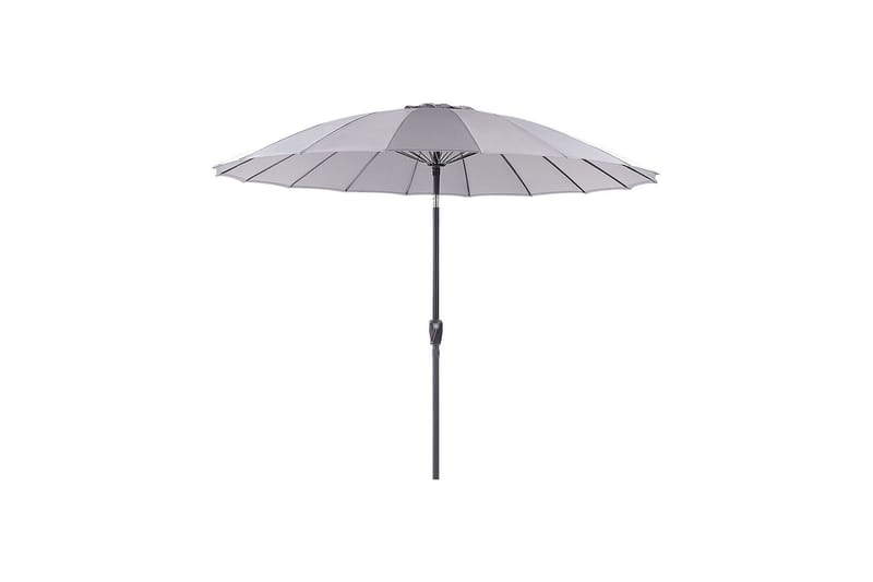 Faenza Parasol 255 cm - Svart/Grå - Hagemøbler - Solbeskyttelse - Parasoller