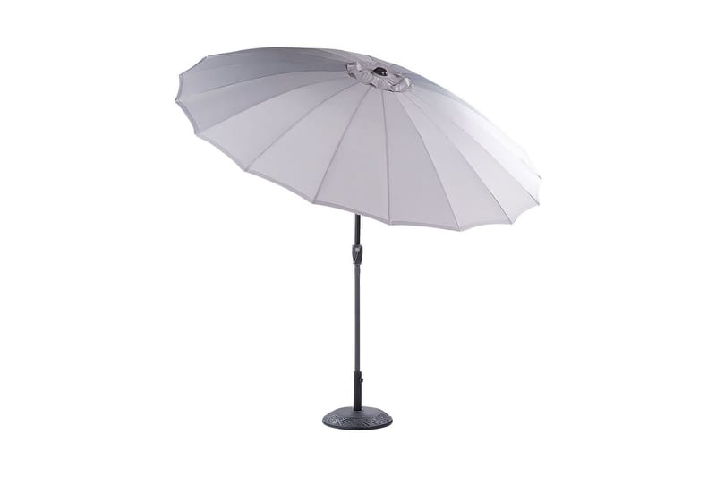 Faenza Parasol 255 cm - Svart/Grå - Hagemøbler - Solbeskyttelse - Parasoller