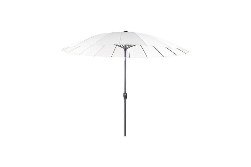 Faenza Parasol 255 cm - Beige/Sort - Hagemøbler - Solbeskyttelse - Parasoller