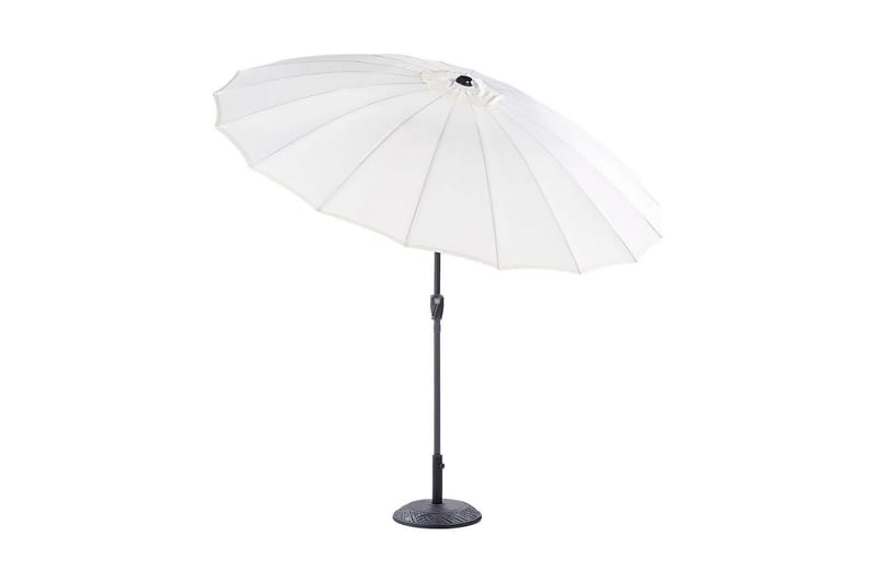 Faenza Parasol 255 cm - Beige/Sort - Hagemøbler - Solbeskyttelse - Parasoller