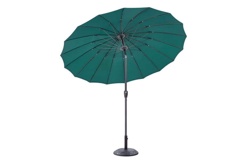 Faenza Parasol 255 cm - Grønn/Svart - Hagemøbler - Solbeskyttelse - Parasoller