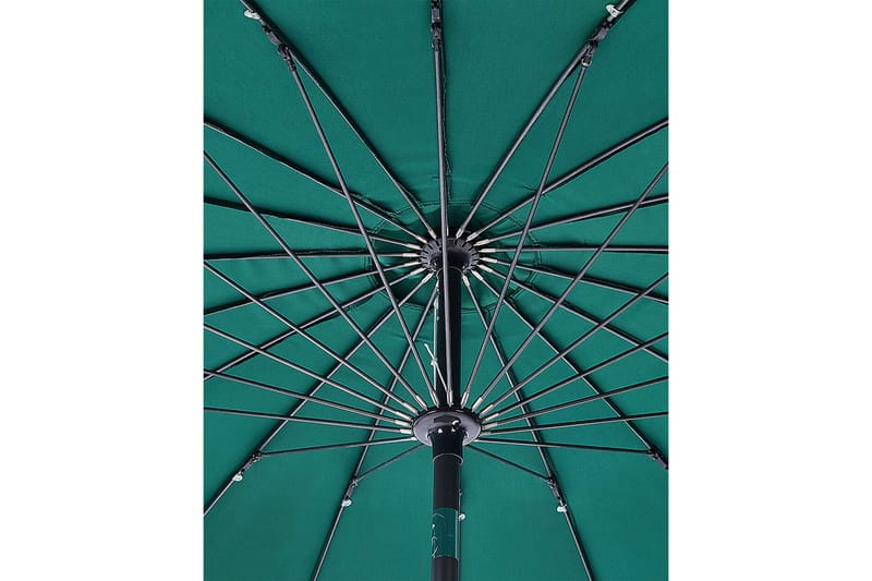 Faenza Parasol 255 cm - Grønn/Svart - Hagemøbler - Solbeskyttelse - Parasoller