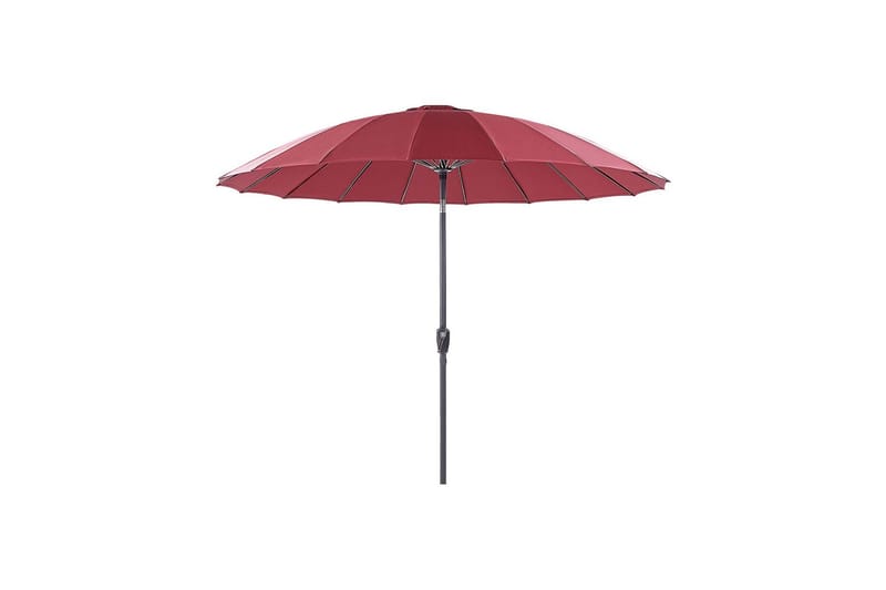 Faenza Parasol 255 cm - Rød Svart - Hagemøbler - Solbeskyttelse - Parasoller