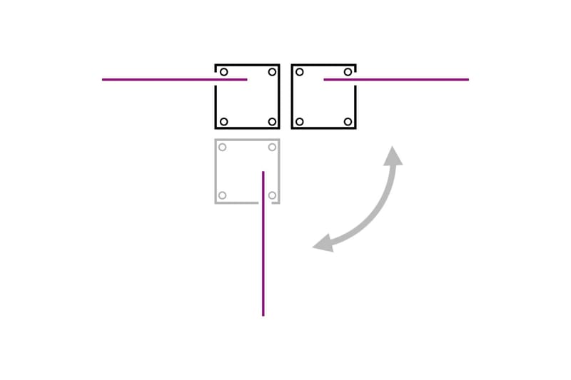 beBasic Uttrekkbar sidemarkise svart 160x600 cm - Svart - Hagemøbler - Solbeskyttelse - Markiser - Balkongmarkise