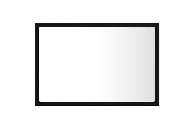 LED Baderomsspeil 60x8,5x37 cm sponplate svart - Svart - Hagemøbler - Solbeskyttelse - Markiser - Balkongmarkise