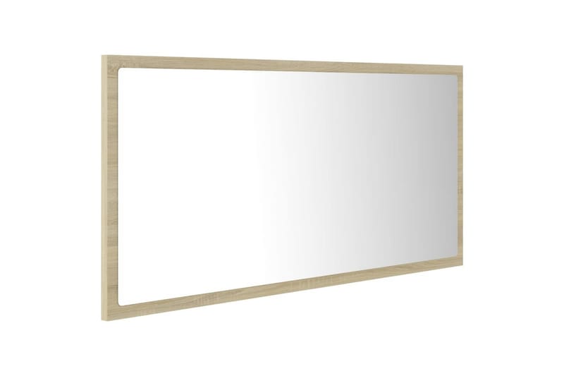 LED Baderomsspeil 90x8,5x37 cm sponplate sonoma eik - Brun - Hagemøbler - Solbeskyttelse - Markiser - Balkongmarkise