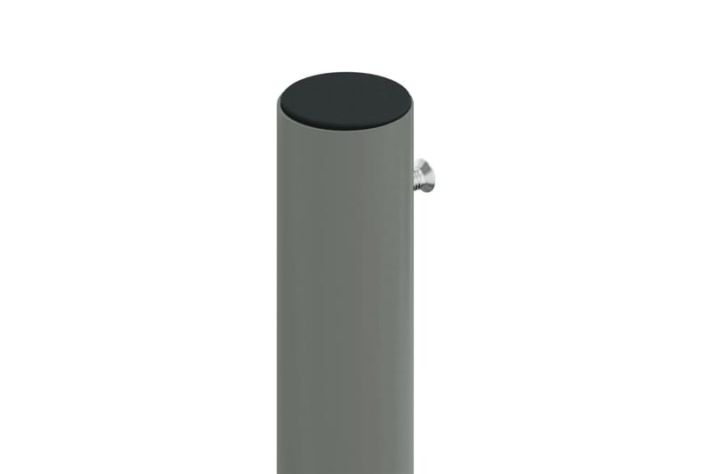 Uttrekkbar sidemarkise 160x1200 cm antrasitt - Antrasittgrå - Balkongmarkise - Markiser - Sidemarkise - Balkongbeskyttelse