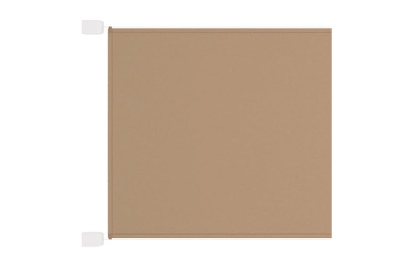 Vertikal markise gråbrun 100x1200 cm oxford stoff - Taupe - Hagemøbler - Solbeskyttelse - Markiser - Vindusmarkise