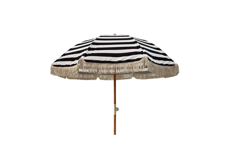 Parasol Hillerstorp Parasoll 200 cm Svart/hvit - Svart/hvit - Hagemøbler - Solbeskyttelse - Parasoller - Balkongparasoll