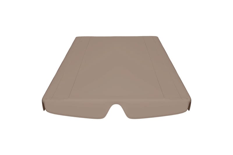 Erstatningsbaldakin hagehuske 150/130x70/105cm 270g/m² - Taupe - Hagemøbler - Solbeskyttelse - Paviljonger - Paviljongtak