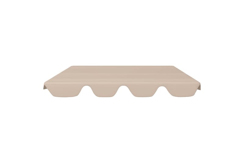 Erstatningsbaldakin hagehuske 150/130x70/105 cm 270 g/m² - Beige - Hagemøbler - Solbeskyttelse - Paviljonger - Paviljongtak