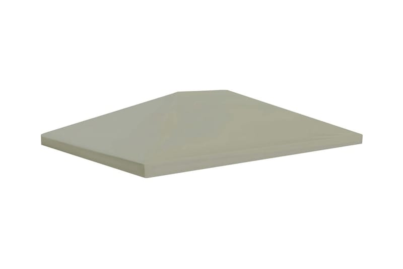 Toppduk til paviljong 310 g/m² 4x3 m beige - Hagemøbler - Solbeskyttelse - Paviljonger - Paviljongtak