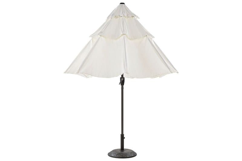 Roblin Parasol 285x285 cm - Beige/Sort - Hagemøbler - Solbeskyttelse - Parasoller