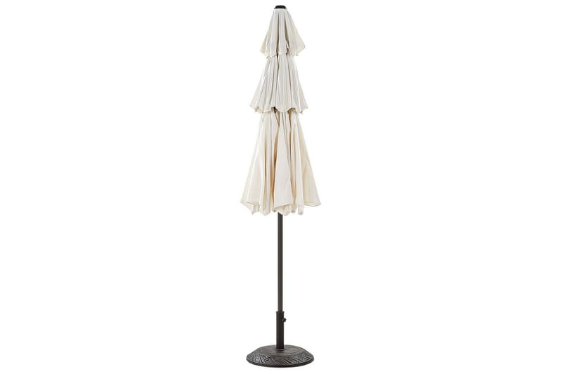 Roblin Parasol 285x285 cm - Beige/Sort - Hagemøbler - Solbeskyttelse - Parasoller