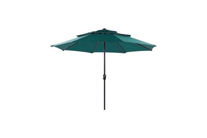 Roblin Parasol 285x285 cm - Grønn/Svart - Hagemøbler - Solbeskyttelse - Parasoller