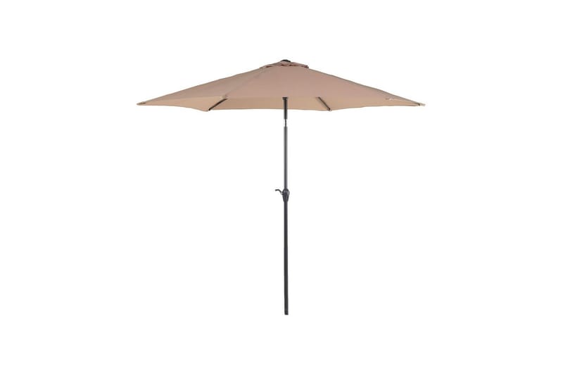 Sanarica Parasol 270x270 cm Rund - Beige/Grå - Hagemøbler - Solbeskyttelse - Parasoller