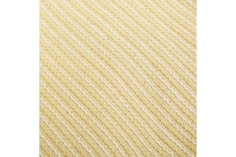 Solseil 160 g/m² beige 2,5x4,5 m HDPE - Beige - Hagemøbler - Solbeskyttelse - Solseil