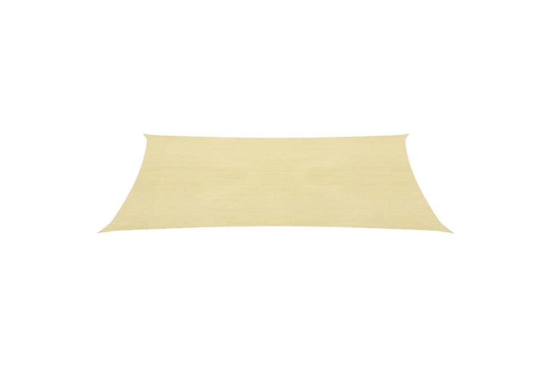 Solseil 160 g/m² beige 2,5x4,5 m HDPE - Beige - Hagemøbler - Solbeskyttelse - Solseil