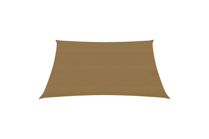 Solseil 160 g/m² gråbrun 2x2 m HDPE - Taupe - Hagemøbler - Solbeskyttelse - Solseil