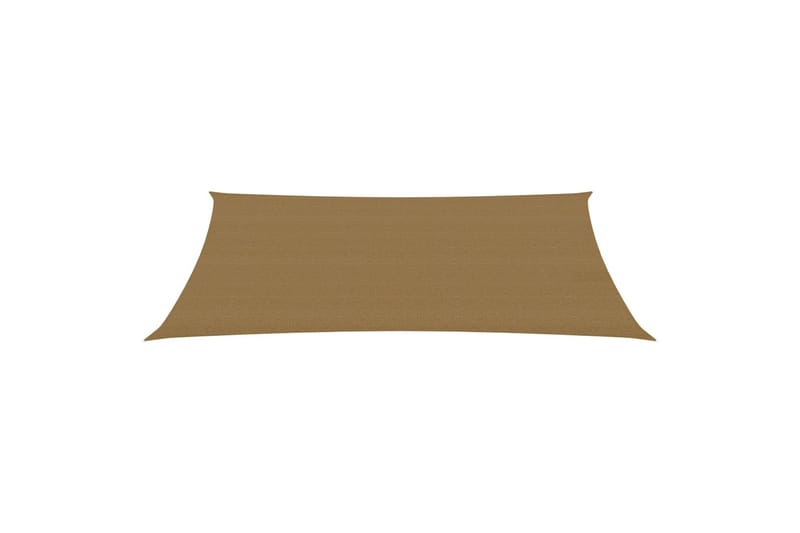 Solseil 160 g/m² gråbrun 2x4 m HDPE - Taupe - Hagemøbler - Solbeskyttelse - Solseil