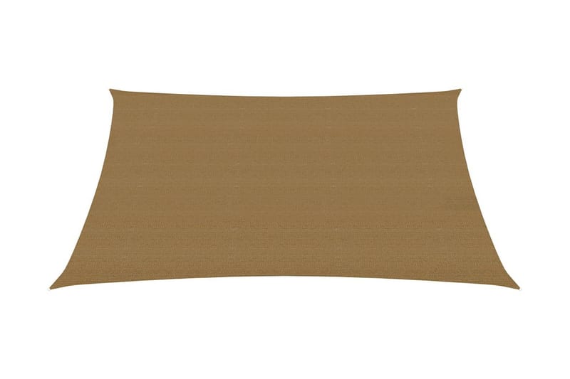 Solseil 160 g/m² gråbrun 3x4,5 m HDPE - Taupe - Hagemøbler - Solbeskyttelse - Solseil