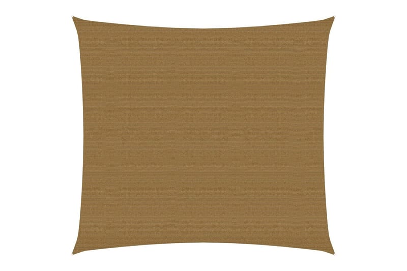 Solseil 160 g/m² gråbrun 4,5x4,5 m HDPE - Taupe - Hagemøbler - Solbeskyttelse - Solseil