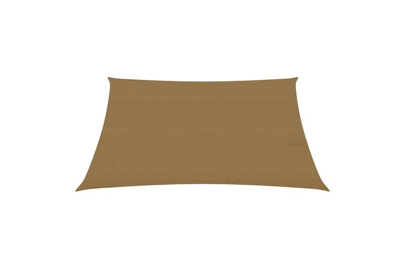 Solseil 160 g/m² gråbrun 4,5x4,5 m HDPE - Taupe - Hagemøbler - Solbeskyttelse - Solseil