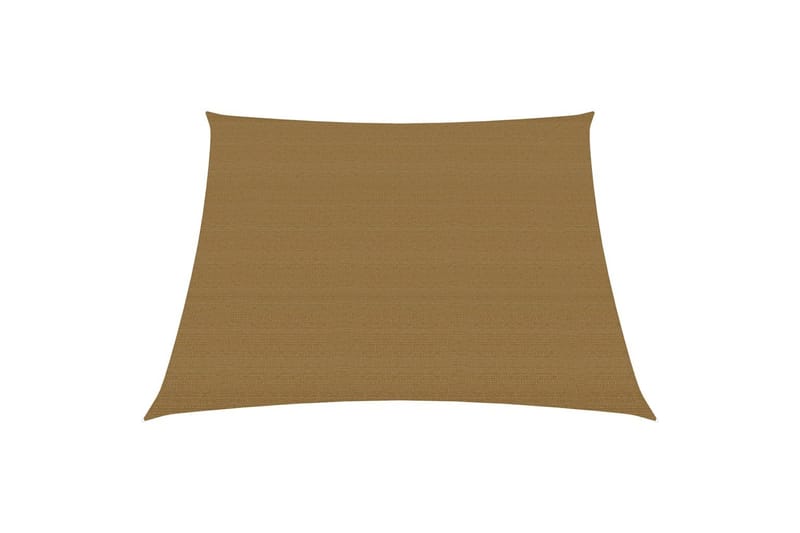 Solseil 160 g/m² gråbrun 4/5 x 4 m HDPE - Taupe - Hagemøbler - Solbeskyttelse - Solseil