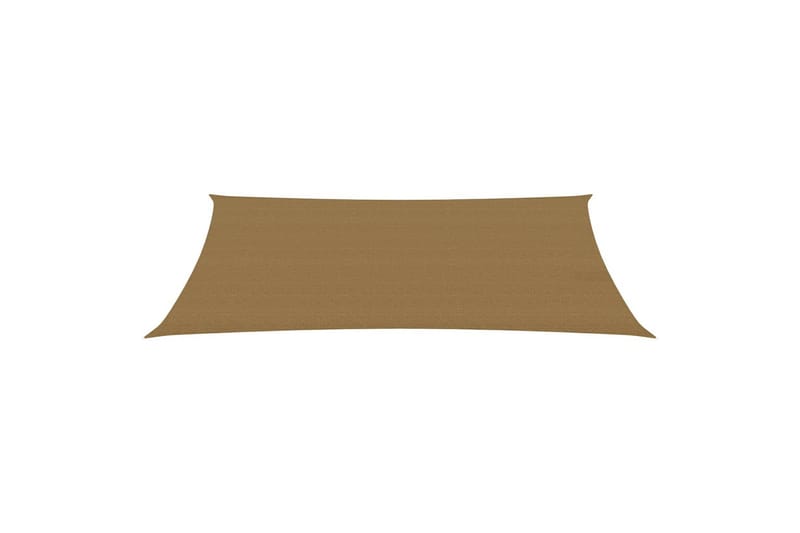 Solseil 160 g/m² gråbrun 5x8 m HDPE - Taupe - Hagemøbler - Solbeskyttelse - Solseil