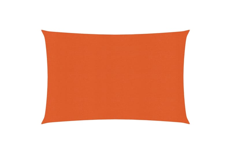 Solseil 160 g/m² oransje 2,5x3,5 m HDPE - Oransj - Hagemøbler - Solbeskyttelse - Solseil