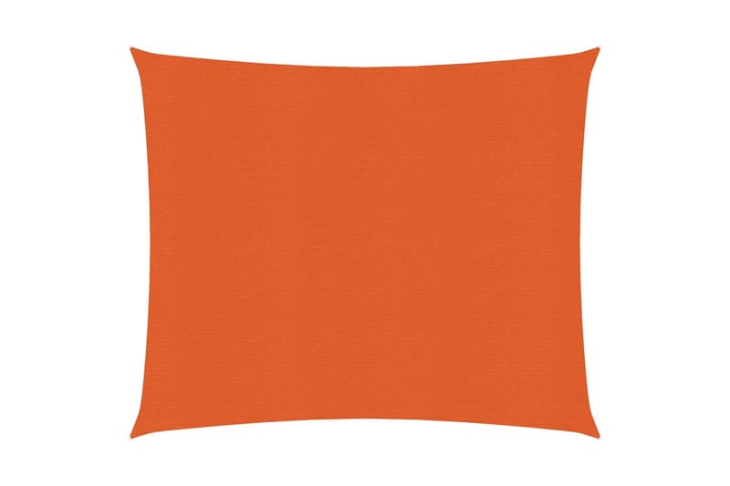 Solseil 160 g/m² oransje 2x2 m HDPE - Oransj - Hagemøbler - Solbeskyttelse - Solseil