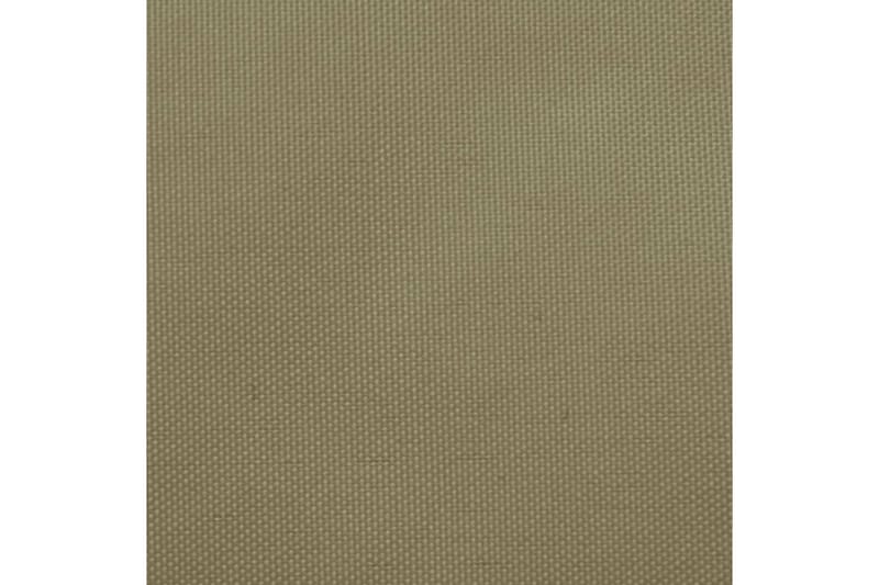 Solseil oxfordstoff rektangulær 2,5x4,5 m beige - Beige - Hagemøbler - Solbeskyttelse - Solseil