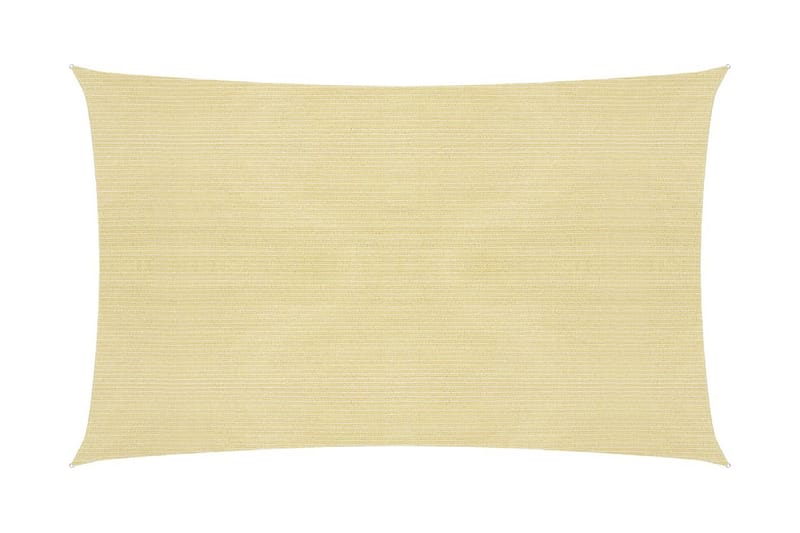 Solseil 160 g/m² beige 2x4,5 m HDPE - Beige - Hagemøbler - Solbeskyttelse - Solseil