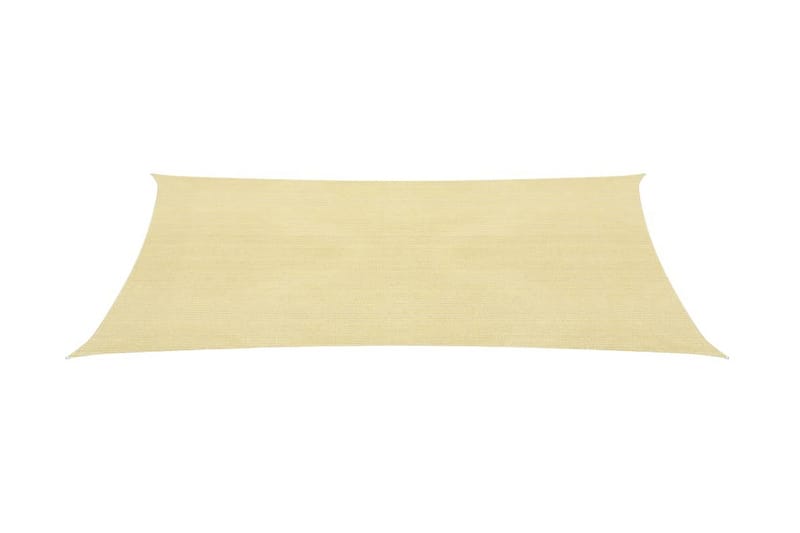 Solseil 160 g/m² beige 2x4,5 m HDPE - Beige - Hagemøbler - Solbeskyttelse - Solseil