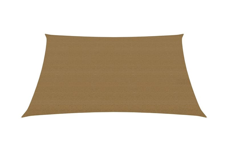 Solseil 160 g/m² gråbrun 3/4x2 m HDPE - Taupe - Hagemøbler - Solbeskyttelse - Solseil