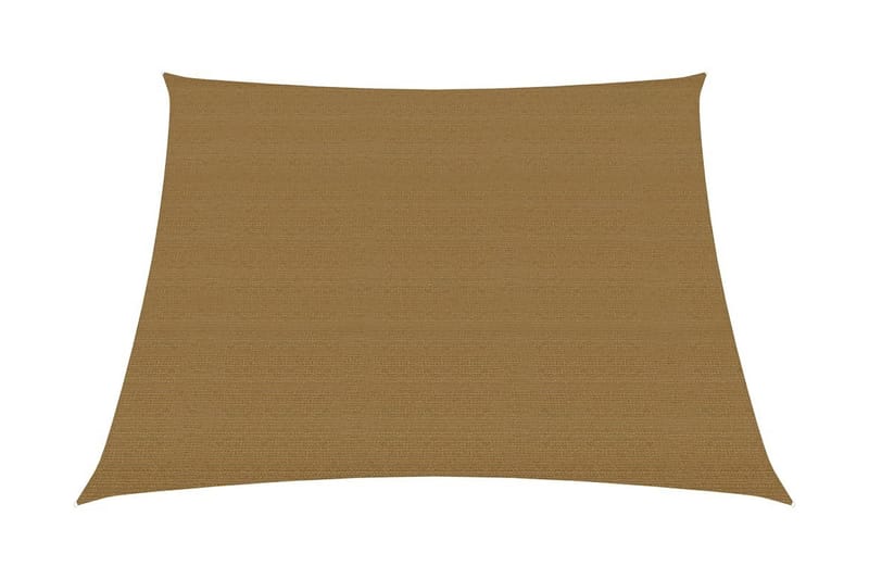 Solseil 160 g/m² gråbrun 3/4x2 m HDPE - Taupe - Hagemøbler - Solbeskyttelse - Solseil