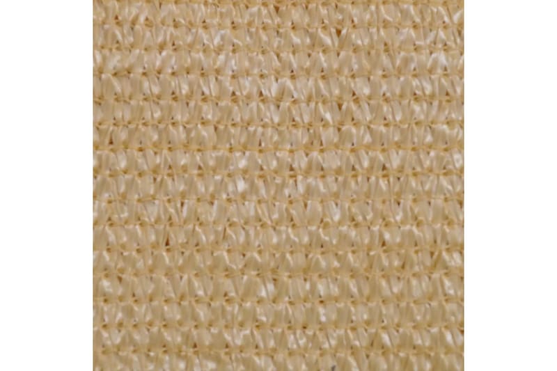 Solseil HDPE Rektangulrt 2x4 m Beige - Hagemøbler - Solbeskyttelse - Solseil