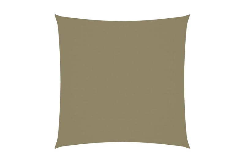 Solseil oxfordstoff firkantet 7x7 m beige - Beige - Hagemøbler - Solbeskyttelse - Solseil